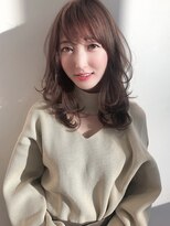 ラノバイヘアー(Lano by HAIR) 【Lano by HAIR】関亜梨佐 ストレートバング小顔ミディアム