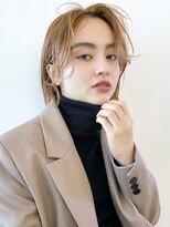 アイティー バイ アルバム 中野店(IT by ALBUM)&nbsp;ラフアンニュイボブ_くびれミディイヤリングカラー_28219