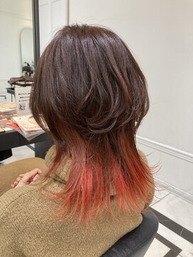 シエル ハーバーランド umie店(CIEL) インナーカラーオレンジ