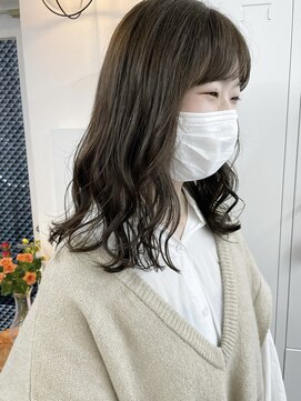 イコ 表参道原宿(ico) オリーブグレージュ イルミナカラー 髪質改善