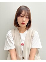 トレス(TRESS)&nbsp;内巻きボブ　韓国風　シースルーバング