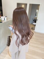 チェレ アズーリ 狭山店(Chere azuri)&nbsp;20代30代大人可愛いベージュピンク×髪質改善カラー