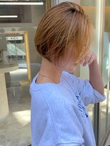 アロ 大阪梅田(alo)&nbsp;【川原拓也】ボブ#大阪梅田#ショート#白髪ぼかし#顔周りレイヤー