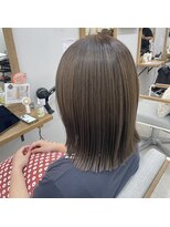 ウルカ 川口店(ulQua) ココアベージュボブウルフグレージュカラー