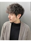 【Lond ambre】萱原大幹 波巻きパーマ/ツーブロック/T