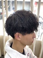 ガオプロデュースバイレボ(gao produced by revo)&nbsp;【曽我尾真生】波巻きパーマ/メンズパーマ/マッシュパーマ