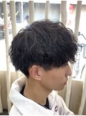 【曽我尾真生】波巻きパーマ/メンズパーマ/マッシュパーマ