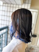 テトテ 三宮店(Tetote)&nbsp;【tetote柴垣のサロンスタイル】ブルーインナーカラー