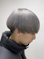 メンズヘアセンス 渋谷(MEN'S HAIR SENSE) ハイライトマッシュパーマウルフアッシュブラックツーブロック