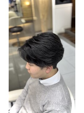 アッシュ 桜木町店(Ash) ニュアンスパーマセンターパート韓国風センター分け毛流れパーマ