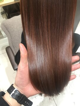 アニュー 北浦和店(ANEW) 《髪質改善》ピンク系カラー・サラサラ髪質改善トリートメント