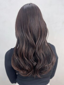 アイティーバイアルバム 八王子店(IT by ALBUM) グレーベージュくびレイヤー美髪レイヤーロング_ba493191