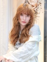 エムスラッシュ みなとみらい馬車道店(M SLASH)&nbsp;オレンジブラウン/前髪パーマ/外国人風/ヨシンモリ/馬車道