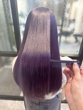 トリニティ 本厚木(trinity) 艶髪ロングダブルカラーラベンダー本厚木