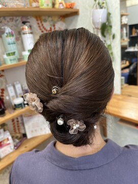 髪ストーリー美容室 ヘアセット