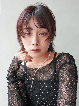 アイティーバイアルバム 八王子店(IT by ALBUM) 秋色オリーブカラー透明感カラーボブルフ_ba522071