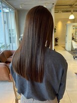 オブジェ シエル(obje't ciel)&nbsp;【obje't ciel】髪質改善ストレート/ダークブラウン【佐藤早希】