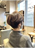 大人ショートボブ/ハンサムショート