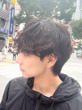 フィフスパーク(fifth PARK) メンズ社会人バレない緩めシャドウパーマ渋谷学生フェザーパーマ