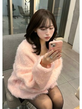 ノク 渋谷(nok) 外内兼用ミディアム_メルティカラーフェミニンロング