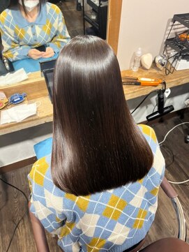 リンクス 久喜(LINKTH) 髪質改善酸性ストレート/黒髪/ネビージュ/小顔/ワンレン