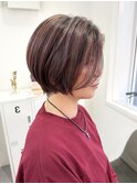 前下がりショートボブ