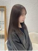 ブリーチなしでも叶う、透明感ベージュ