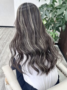 ベルヘアーデザイン 堺東(Belle hair Design) コントラストハイライト/外国人風/レイヤーカット/堺東