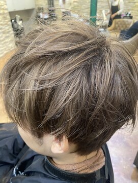 アンフィ 神奈川新町(Anphi) ゆるふわメンズマッシュ＆ミルクティーベージュ