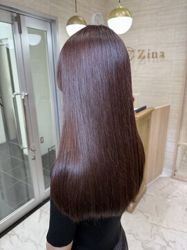 ジーナ 熊本(Zina) pink brown