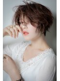 □透明感ハイライト大人美人抜け感ショートボブ415志木30代40代