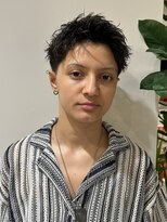 フリークバーバーショップ 河原町三条店(FREAK BARBER SHOP) 黒髪/スパイキーショート/テーパーフェード/河原町三条