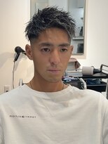 ファミリア 新宿(familiar)&nbsp;短髪　シルバーメッシュ　ジェットモヒカン