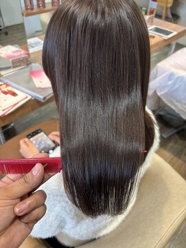 フレイムス ヘアアンドリラックス 大宮東口店(Frames) 髪質改善×ノンアルカリストレート