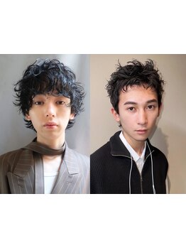 ”THE STRAMAメンズパーマ”エッジの効いたメンズパーマが人気！ベーシックスタイルも１ランク上のヘアに