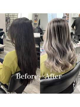 レディアル 大宮(REDEAL) ハイライト/バレイヤージュ/白髪ぼかし