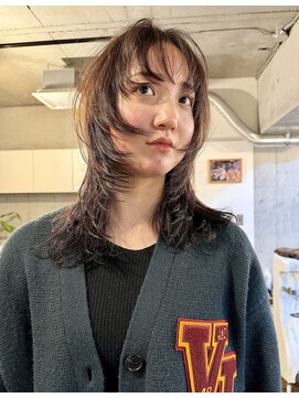 ハイジア(hygea) 20代30代40代ラベンダーアッシュ☆ハッシュカット☆ロングウルフ