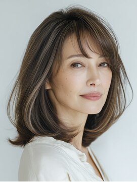 ビフィーノ リルネ(Bifino Rilune) クラゲヘアー/小顔/ココアベージュ/オリーブグレー/川西