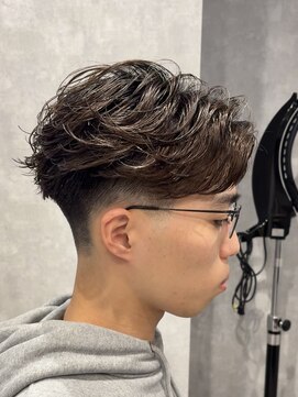 アビー(ABEY) ニュアンスパーマ/センターパート/