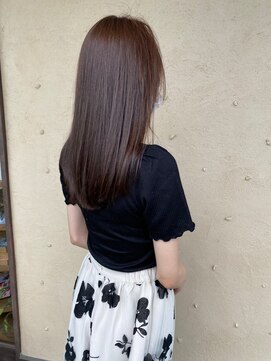 ピケ(pique) 目で追うツヤツヤヘアに☆透明感/マロンブラウン/20代/30代/40代