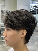 フィフスパーク(fifth PARK) 渋谷フェザーパーマセンターパート色気ニュアンスパーマ毛流れ