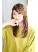艶髪ケア×大人のナチュラルストレート[新宿/新宿駅/新宿]