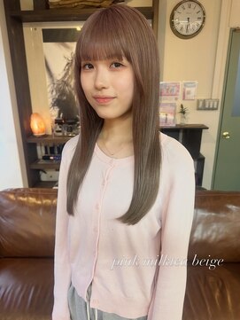 コレットヘアー ザモリオカ(Colette HAIR the MORIOKA) pink beige