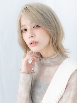 ドクターズ サロン ラブ(Dr's Salon LAB) ハイトーンカラーヘルシースタイル外ハネロブm古河10代20代30代