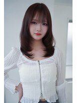 アンジェリカ 広島駅前店(ANGELICA)&nbsp;ANGELICA  ベージュカラー　シースルーバング