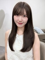 アミー 駒澤(Ammy komazawa)&nbsp;髪質改善トリートメント/ミディアムストレート/ニュアンスカラー