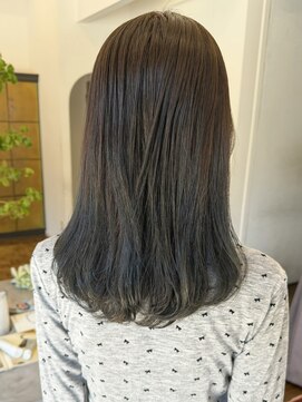 ヘアーアイスカルテット(HAIR ICI QUARTET) ブリーチなしカラーで叶う透明感グレージュ夏スタイル