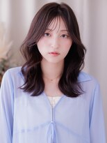 カバーヘア ブリス 上尾西口店(COVER HAIR bliss)&nbsp;暗髪ダークブラウンひし形レイヤーロングウルフカット20代上尾a