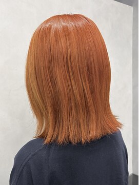 ヴィヒタ 川越 本川越(VIHTA.) 小顔似合わせブリーチカラーオレンジカラー◆川越本川越