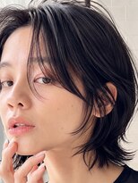ロア 四条河原町店(LoRE)&nbsp;黒髪ウェットのショートウルフ｜艶仕上げ